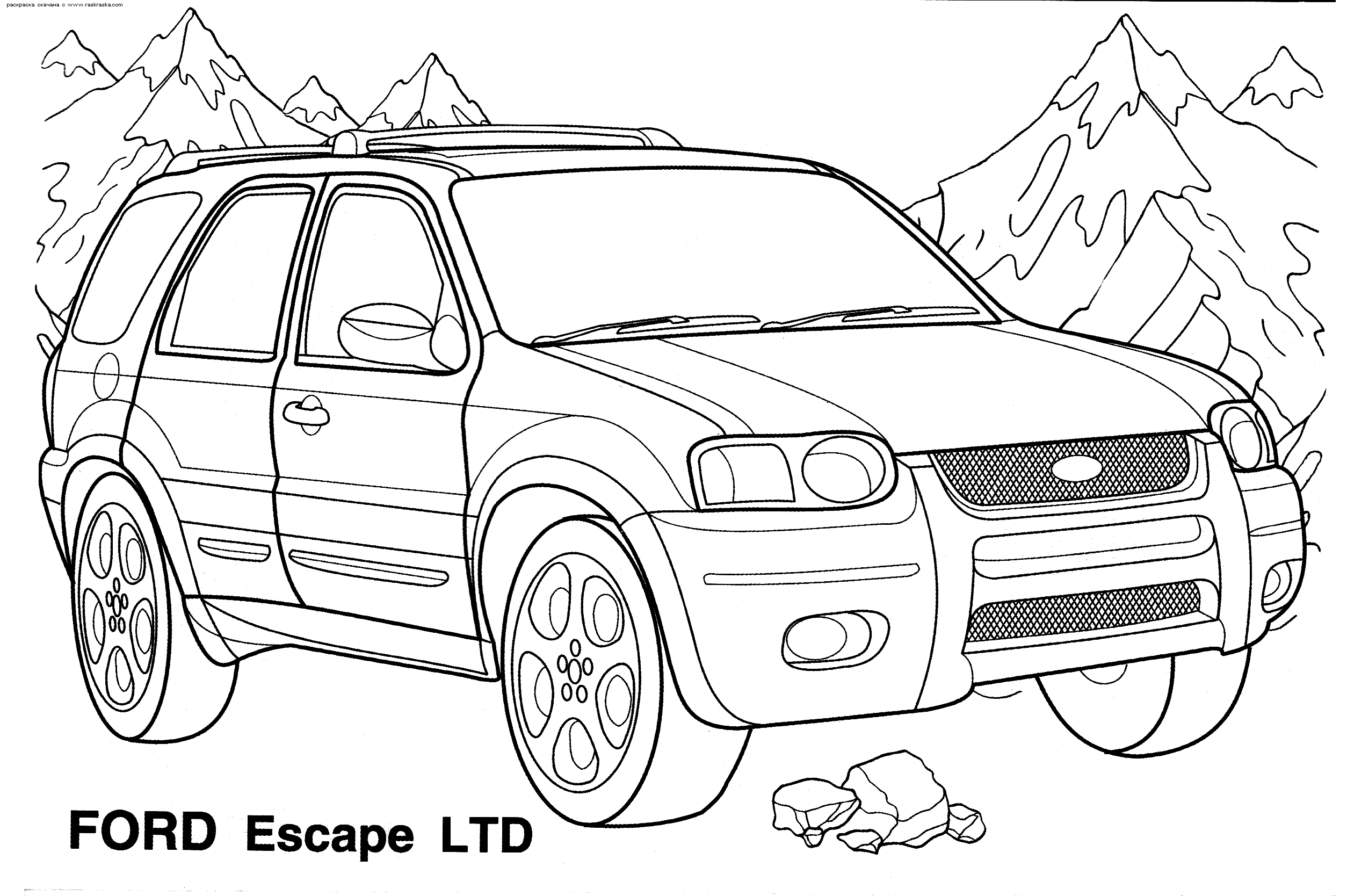 Coloring page: 4X4 (Transportation) #146012 - Free Printable Coloring Pages