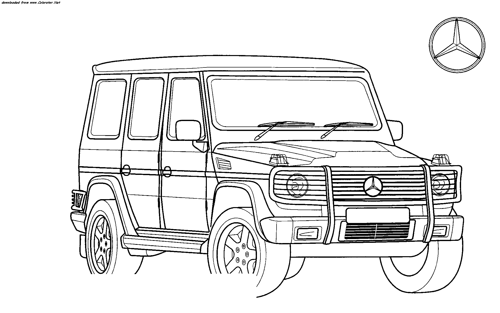 Download 4X4 #37 (Transportation) - Printable coloring pages