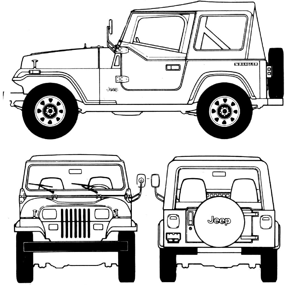 Free printable 4x4 Vehicles coloring page #180981 from Transportation collection