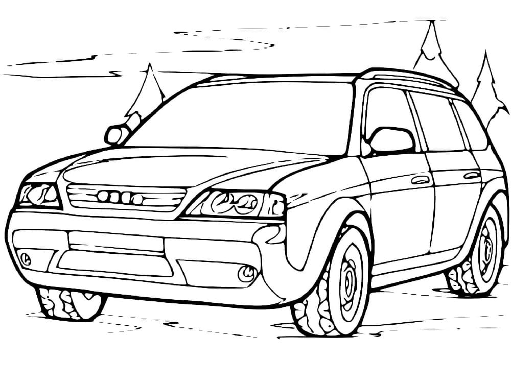 Free printable 4x4 Vehicles coloring page #180982 from Transportation collection