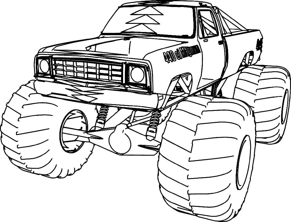 Free printable 4x4 Vehicles coloring page #180993 from Transportation collection Free printable 4x4 Vehicles coloring page #180993 from Transportation collection