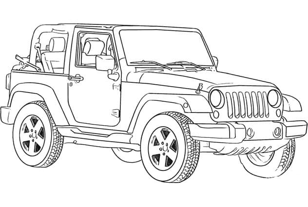 Free printable 4x4 Vehicles coloring page #181001 from Transportation collection