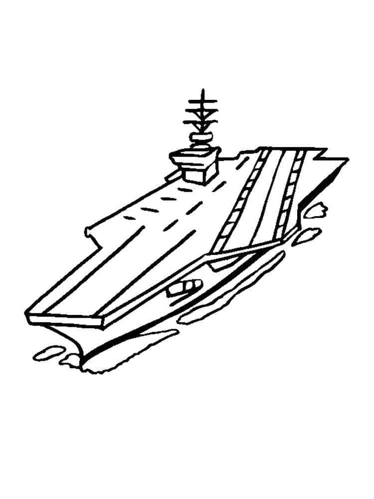 Free printable Aircraft carrier coloring page #206165 from Transportation collection Free printable Aircraft carrier coloring page #206165 from Transportation collection
