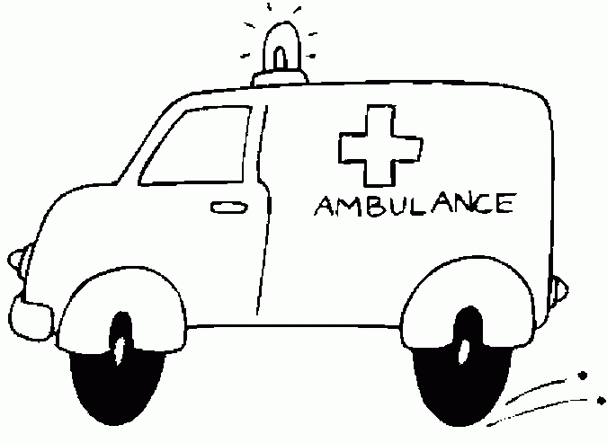 Coloring page: Ambulance (Transportation) #136748 - Free Printable Coloring Pages