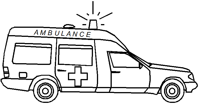 Coloring page: Ambulance (Transportation) #136752 - Free Printable Coloring Pages