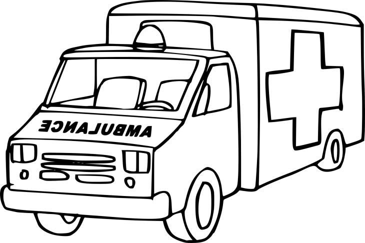 Coloring page: Ambulance (Transportation) #136753 - Free Printable Coloring Pages