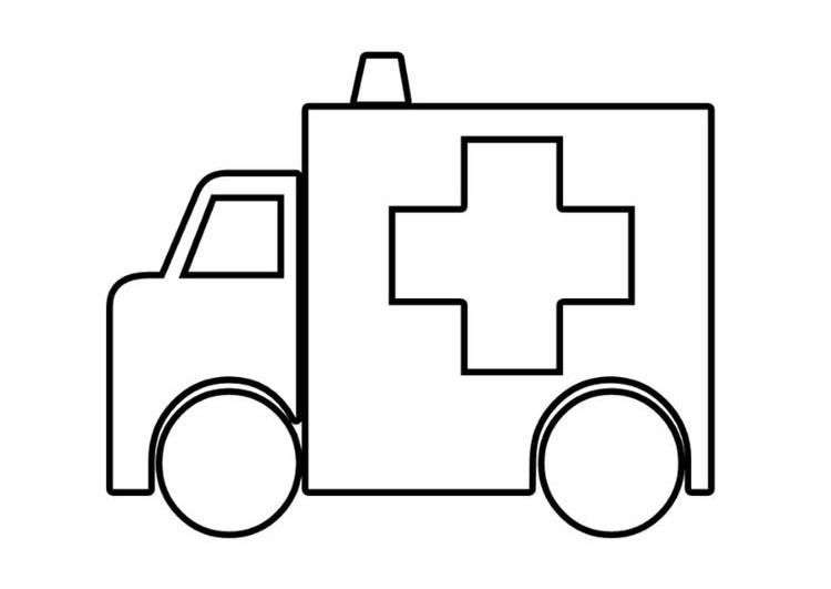 Coloring page: Ambulance (Transportation) #136756 - Free Printable Coloring Pages