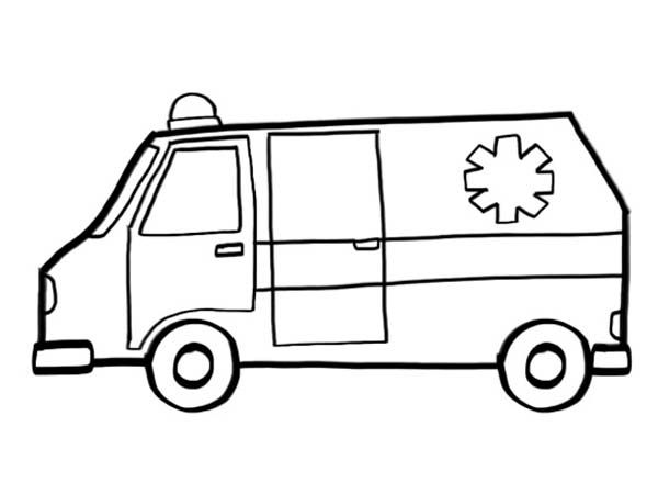 Coloring page: Ambulance (Transportation) #136792 - Free Printable Coloring Pages