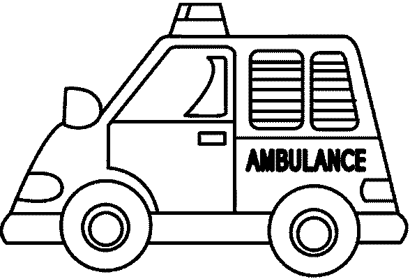 Coloring page: Ambulance (Transportation) #136809 - Free Printable Coloring Pages