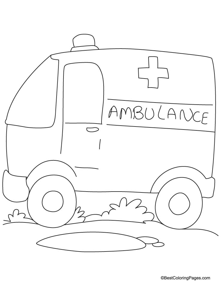 Coloring page: Ambulance (Transportation) #136831 - Free Printable Coloring Pages