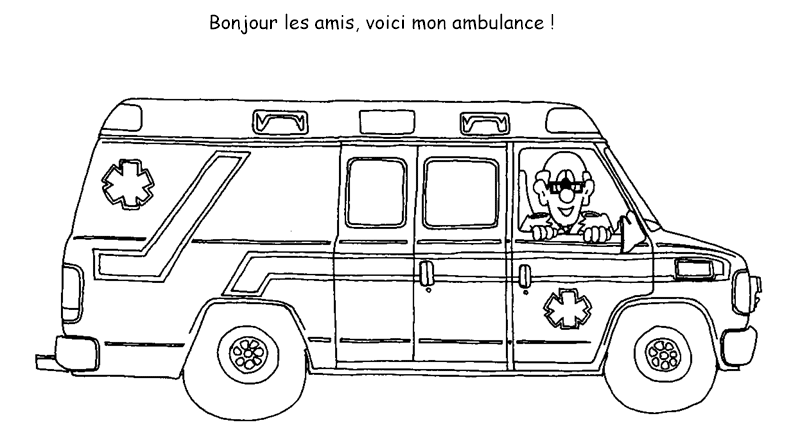 Download Ambulance #136937 (Transportation) - Printable coloring pages