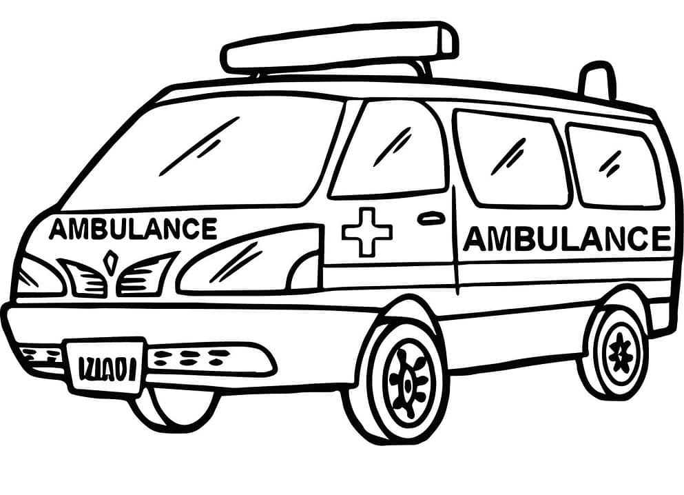 Free printable Ambulance coloring page #184125 from Transportation collection