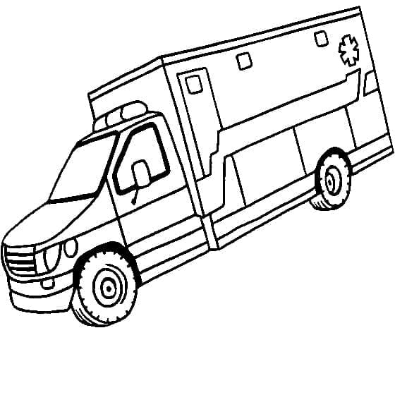 Free printable Ambulance coloring page #184126 from Transportation collection Free printable Ambulance coloring page #184126 from Transportation collection