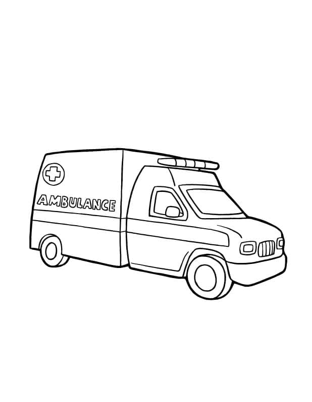 Free printable Ambulance coloring page #184134 from Transportation collection