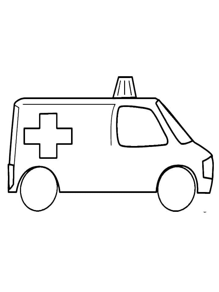 Free printable Ambulance coloring page #184138 from Transportation collection