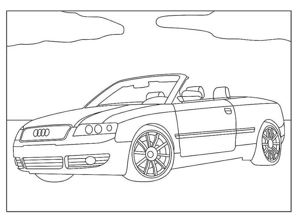 Free printable Audi coloring page #218585 from Transportation collection