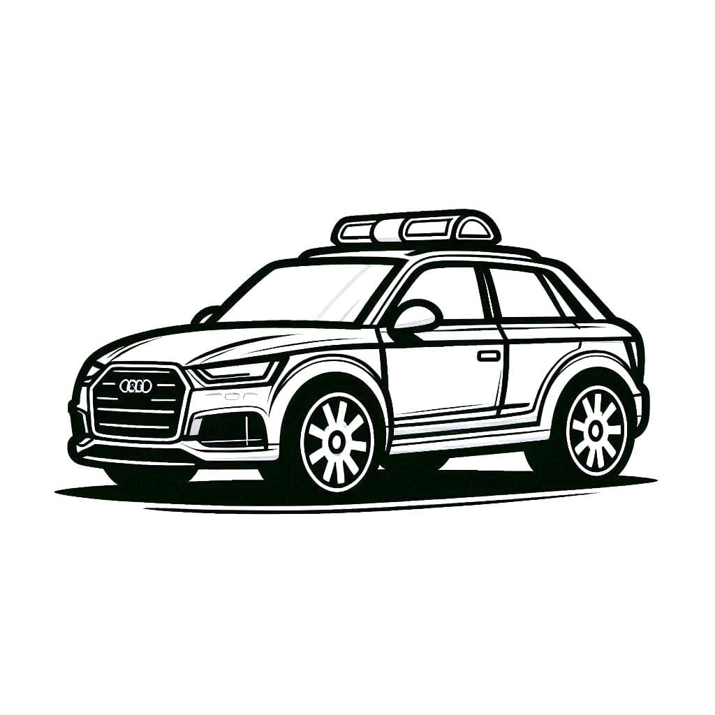 Free printable Audi coloring page #218588 from Transportation collection