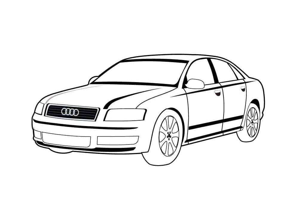 Free printable Audi coloring page #218600 from Transportation collection Free printable Audi coloring page #218600 from Transportation collection