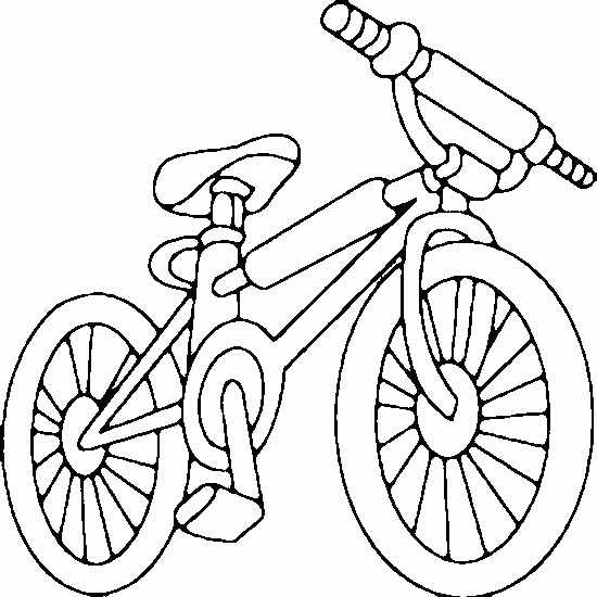 Coloring page: Bike / Bicycle (Transportation) #136941 - Free Printable Coloring Pages