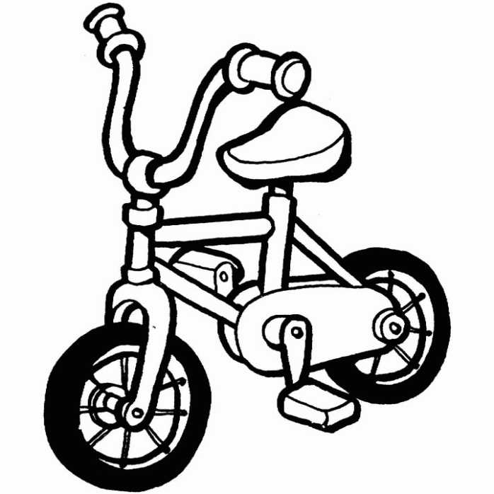 Coloring page: Bike / Bicycle (Transportation) #136944 - Free Printable Coloring Pages