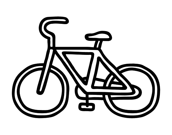 Coloring page: Bike / Bicycle (Transportation) #136953 - Free Printable Coloring Pages