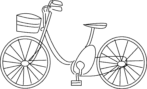 Coloring page: Bike / Bicycle (Transportation) #136954 - Free Printable Coloring Pages