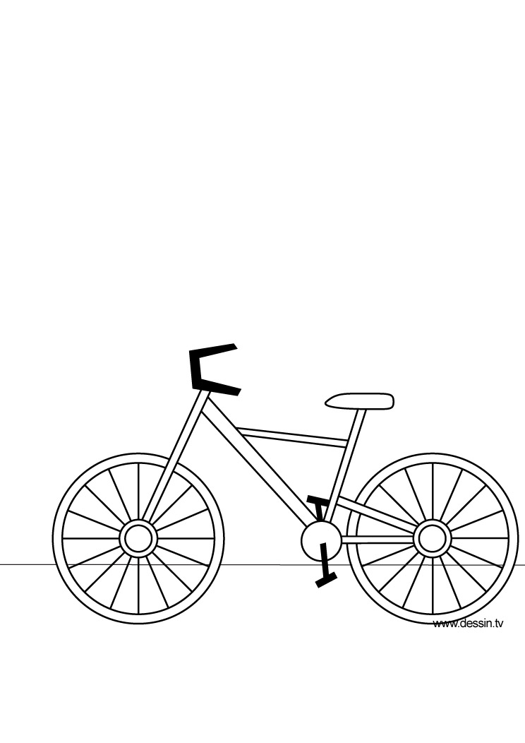 Coloring page: Bike / Bicycle (Transportation) #136956 - Free Printable Coloring Pages