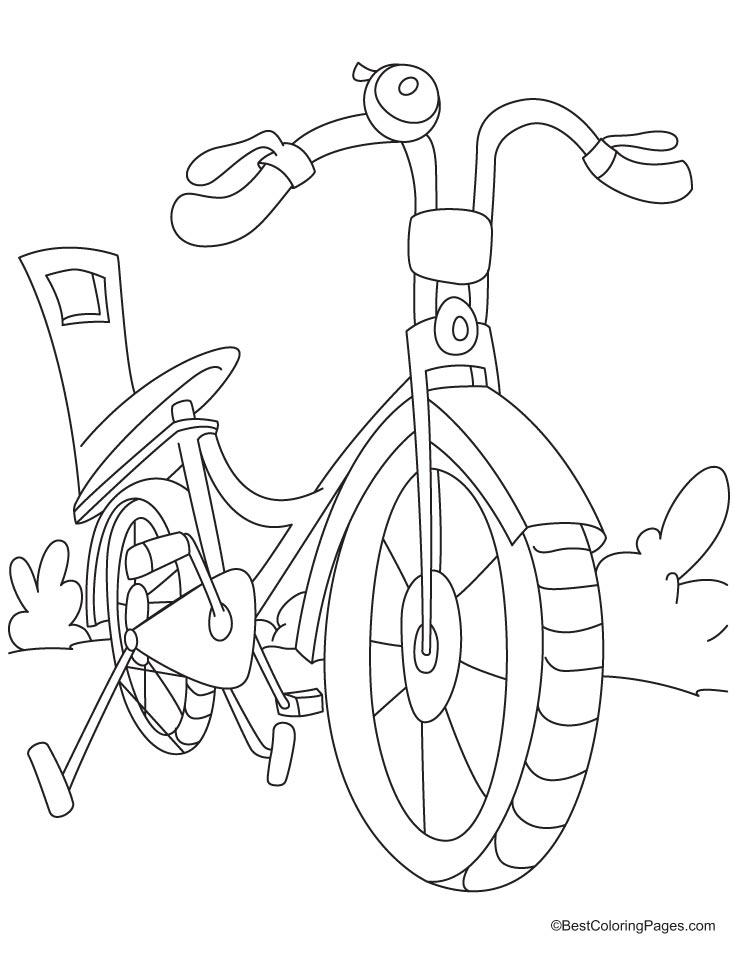 Coloring page: Bike / Bicycle (Transportation) #136983 - Free Printable Coloring Pages