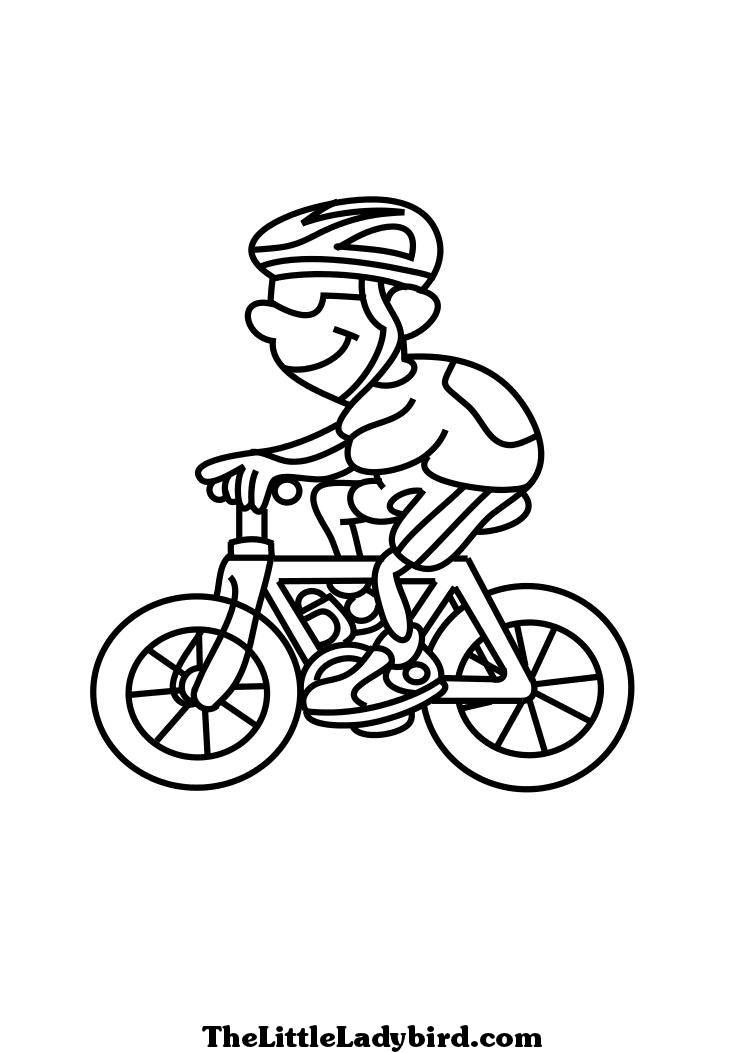 Coloring page: Bike / Bicycle (Transportation) #136998 - Free Printable Coloring Pages