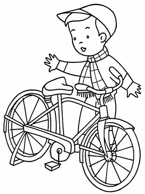 Coloring page: Bike / Bicycle (Transportation) #137002 - Free Printable Coloring Pages