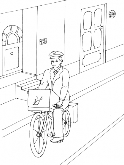 Coloring page: Bike / Bicycle (Transportation) #137012 - Free Printable Coloring Pages