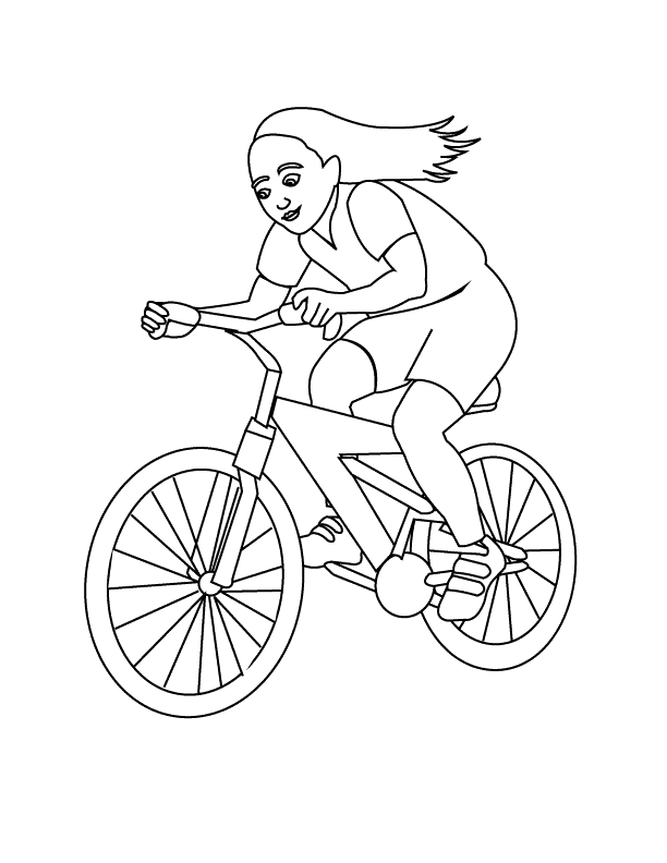 Coloring page: Bike / Bicycle (Transportation) #137032 - Free Printable Coloring Pages