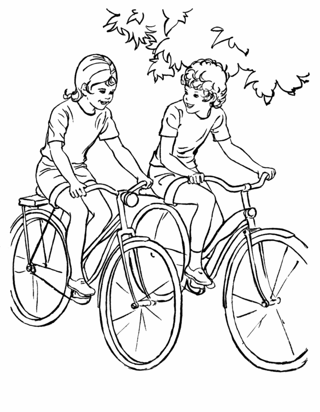 Coloring page: Bike / Bicycle (Transportation) #137049 - Free Printable Coloring Pages
