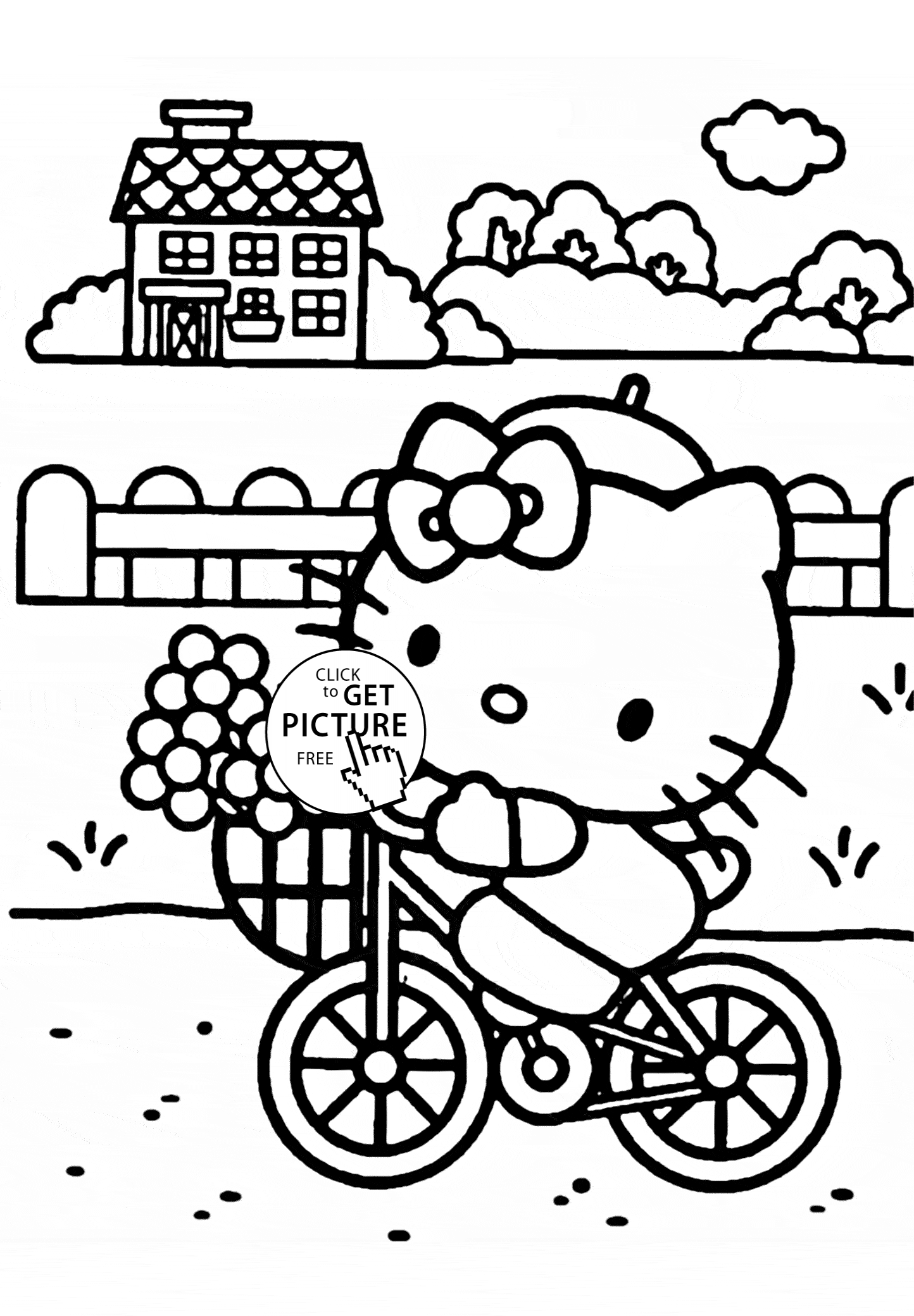 Coloring page: Bike / Bicycle (Transportation) #137064 - Free Printable Coloring Pages