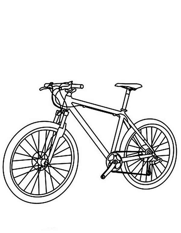 Coloring page: Bike / Bicycle (Transportation) #137095 - Free Printable Coloring Pages