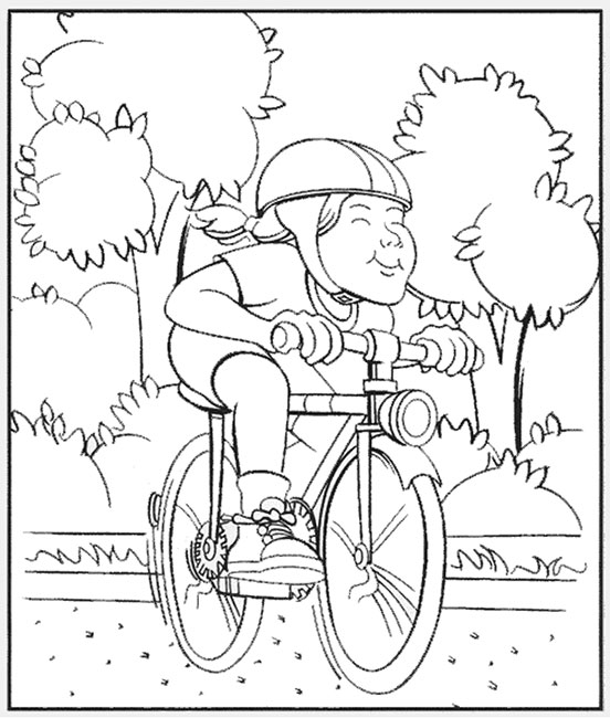 Coloring page: Bike / Bicycle (Transportation) #137142 - Free Printable Coloring Pages