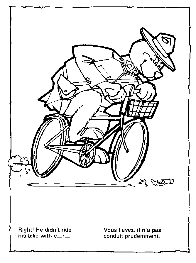 Coloring page: Bike / Bicycle (Transportation) #137147 - Free Printable Coloring Pages