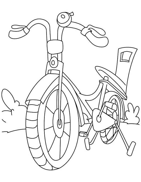 Coloring page: Bike / Bicycle (Transportation) #137152 - Free Printable Coloring Pages