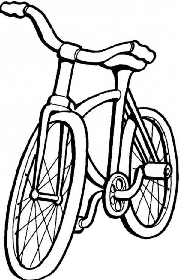 Coloring page: Bike / Bicycle (Transportation) #137188 - Free Printable Coloring Pages