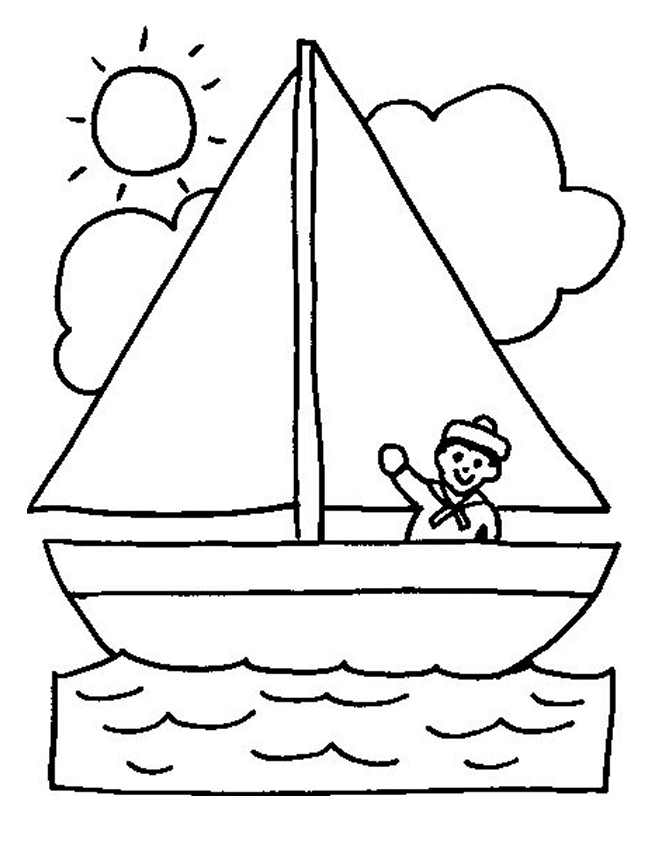 Coloring page: Boat / Ship (Transportation) #137441 - Free Printable Coloring Pages