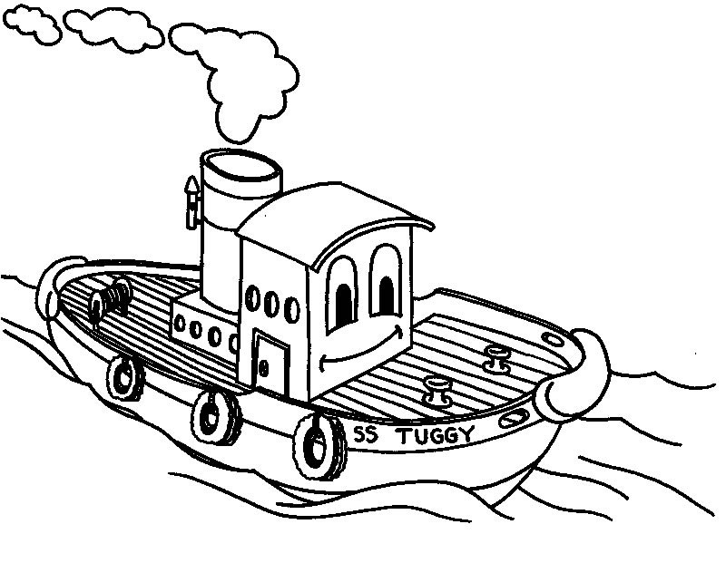 Coloring page: Boat / Ship (Transportation) #137446 - Free Printable Coloring Pages