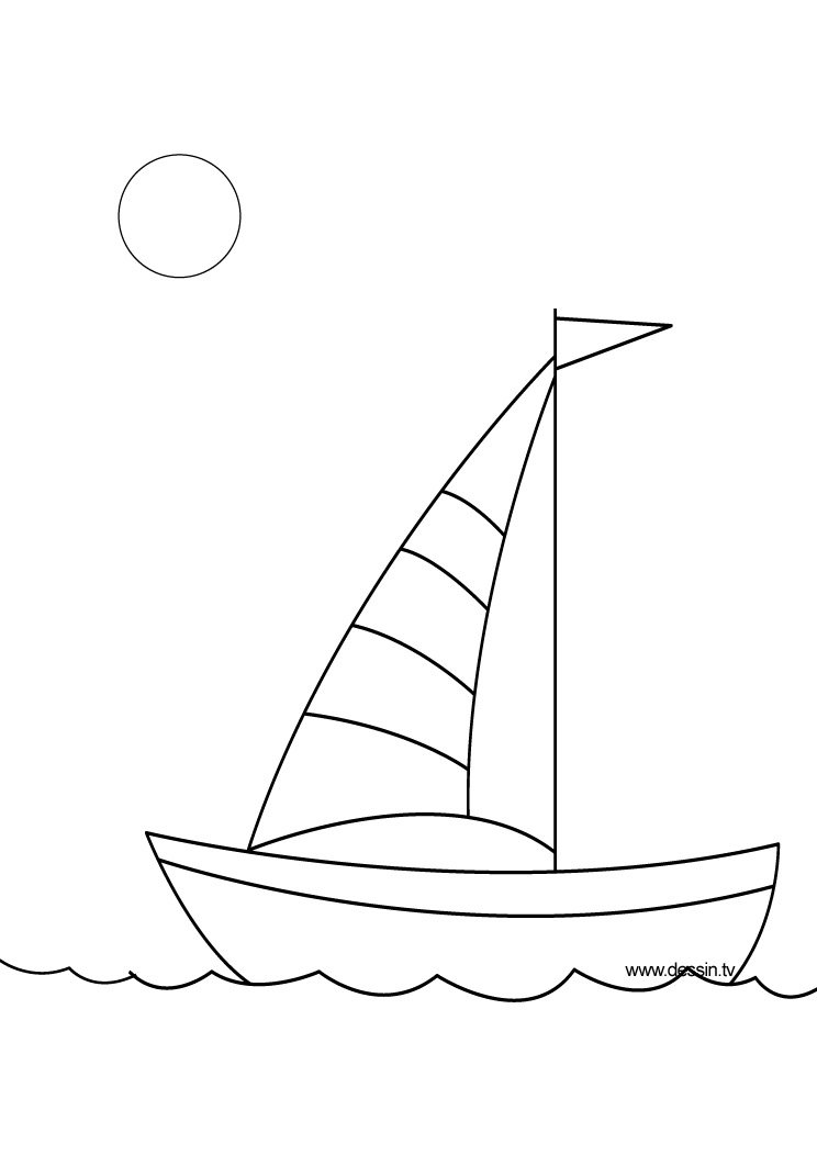 coloring boat ship 137447
