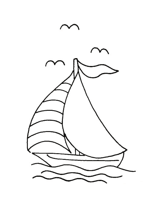 Coloring page: Boat / Ship (Transportation) #137448 - Free Printable Coloring Pages