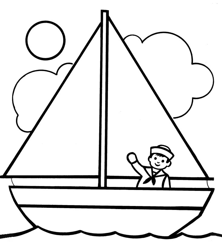 Coloring page: Boat / Ship (Transportation) #137454 - Free Printable Coloring Pages