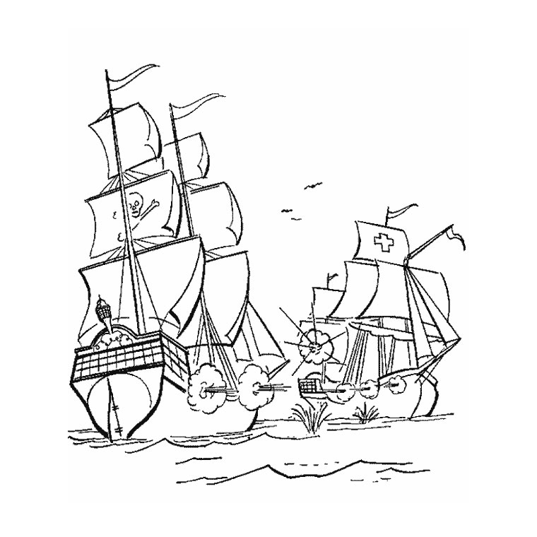 Coloring page: Boat / Ship (Transportation) #137457 - Free Printable Coloring Pages