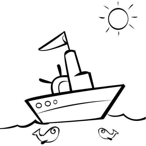 Drawing Boat / Ship #137459 (Transportation) – Printable coloring pages
