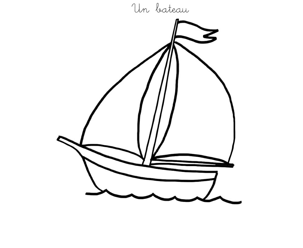 Drawings Boat / Ship (Transportation) – Printable coloring pages