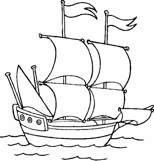 Coloring page: Boat / Ship (Transportation) #137468 - Free Printable Coloring Pages