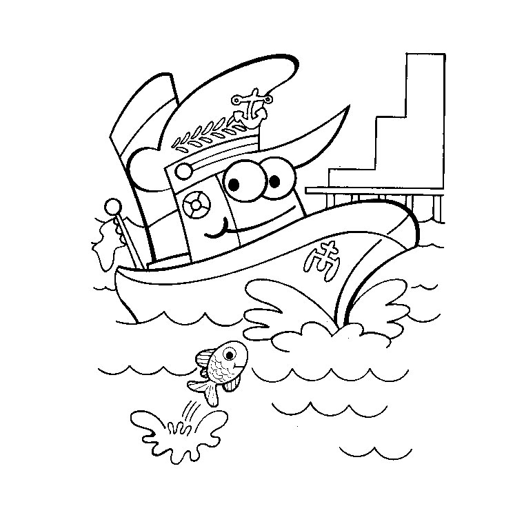 Coloring page: Boat / Ship (Transportation) #137472 - Free Printable Coloring Pages