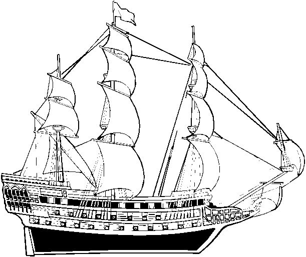 Coloring page: Boat / Ship (Transportation) #137513 - Free Printable Coloring Pages